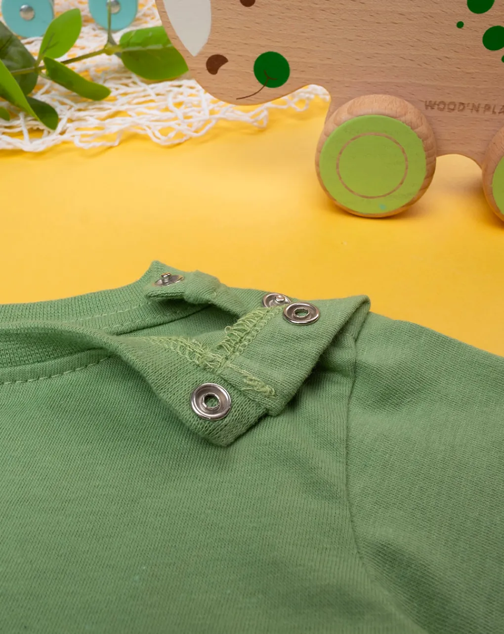 Prenatal Magliette Camicie E Body-T-Shirt Bimbo Verde "Dinosauri”