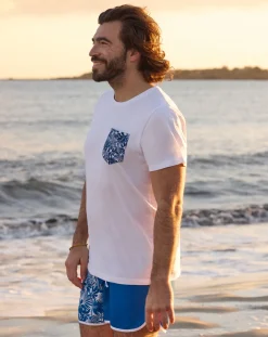 Prenatal Magliette E T Shirt-T-Shirt Da Uomo In Cotone Tropical Pocket