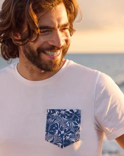 Prenatal Magliette E T Shirt-T-Shirt Da Uomo In Cotone Tropical Pocket