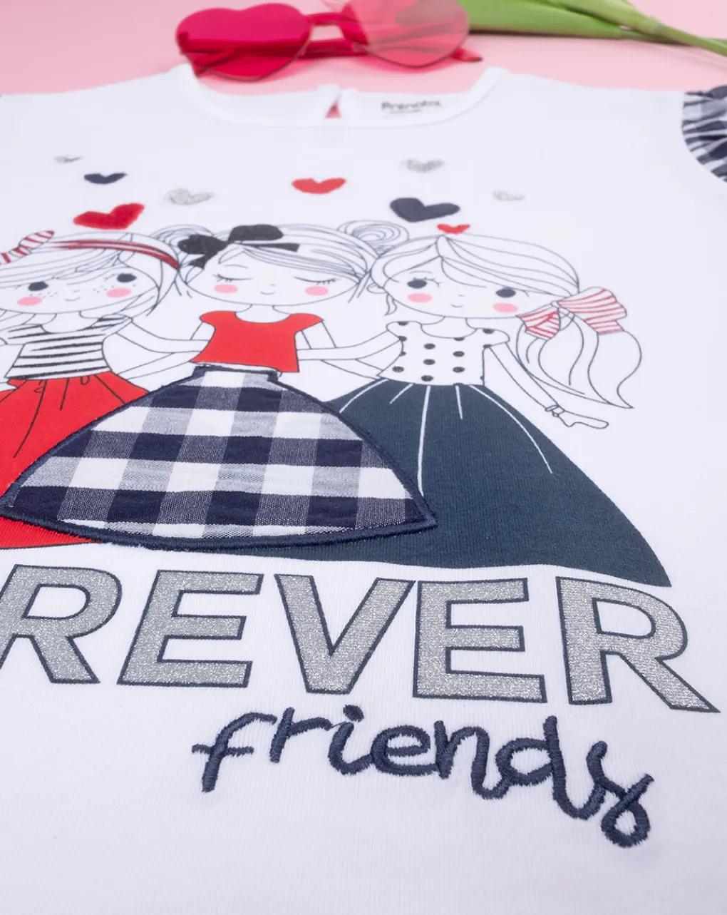 Prenatal Magliette E Camicie-T-Shirt Jersey Bimba Black/White