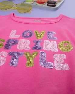 Prenatal Magliette E Camicie-T-Shirt Jersey Bimba Rosa