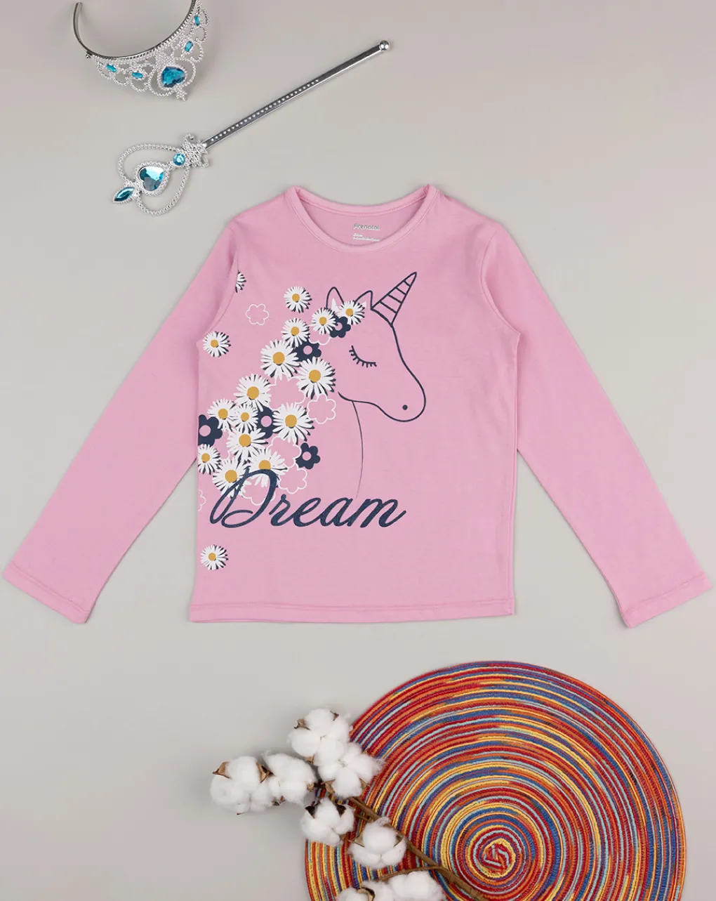 Prenatal Magliette E Camicie-T-Shirt Jersey Bimba Rosa