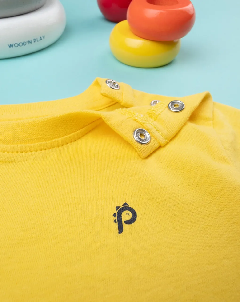 Prenatal Magliette Camicie E Body-T-Shirt Maniche Corte Bimbo Gialla Logo