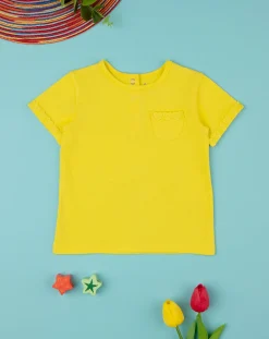 Prenatal Magliette Camicie E Body-T-Shirt Maniche Corte Bimba Gialla