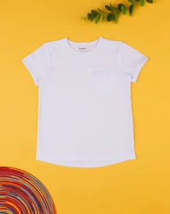 Prenatal Magliette E Camicie-T-Shirt Maniche Corte Bimba Bianca