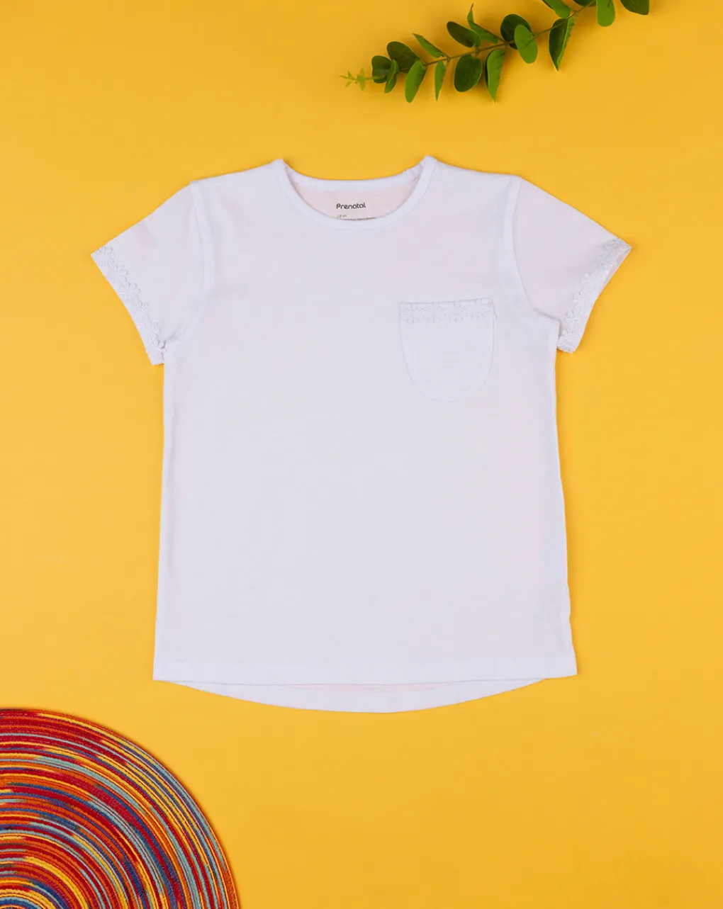 Prenatal Magliette E Camicie-T-Shirt Maniche Corte Bimba Bianca