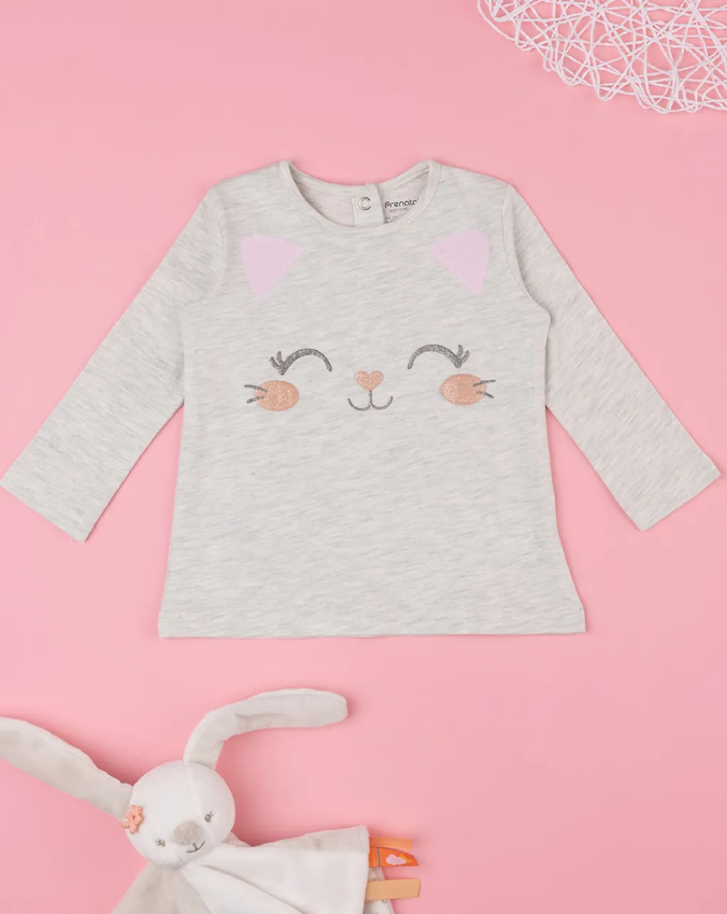 Prenatal Magliette Camicie E Body-T-Shirt Maniche Lunghe Bimba Con Stampa