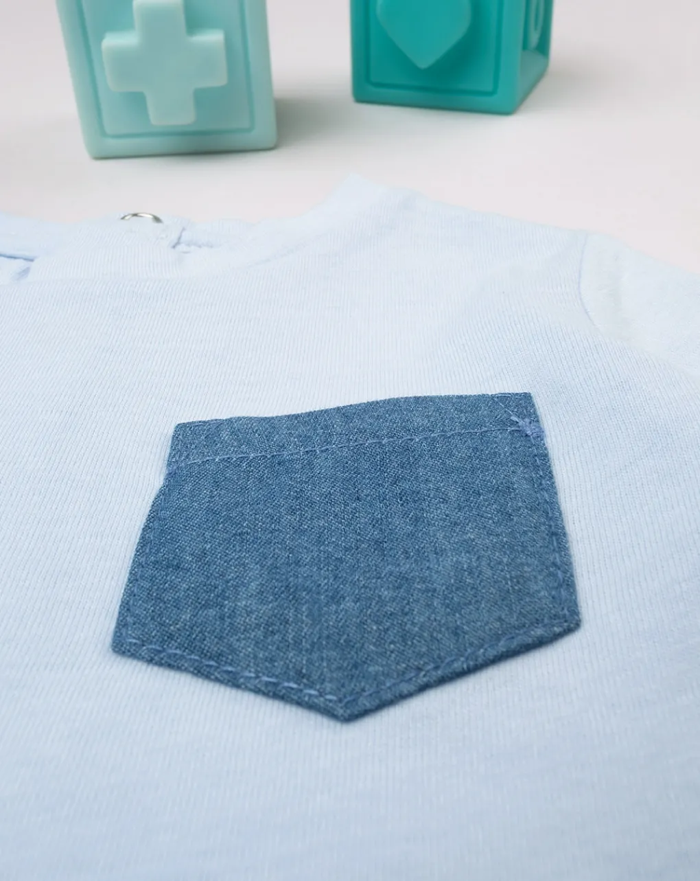 Prenatal Magliette-T-Shirt Mezza Mancia Bimbo Con Taschino