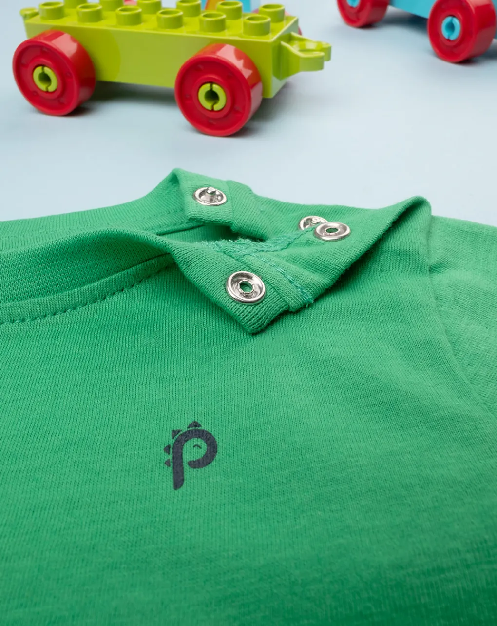 Prenatal Magliette Camicie E Body-T-Shirt Mezze Maniche Bimbo Verde Logo