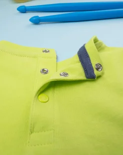 Prenatal Magliette Camicie E Body-T-Shirt Verde Bimbo Maniche Lunghe Con Stampa