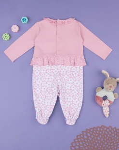 Prenatal Abiti Completi E Tutine-Tutina Bimba Bicolor Rosa/Panna