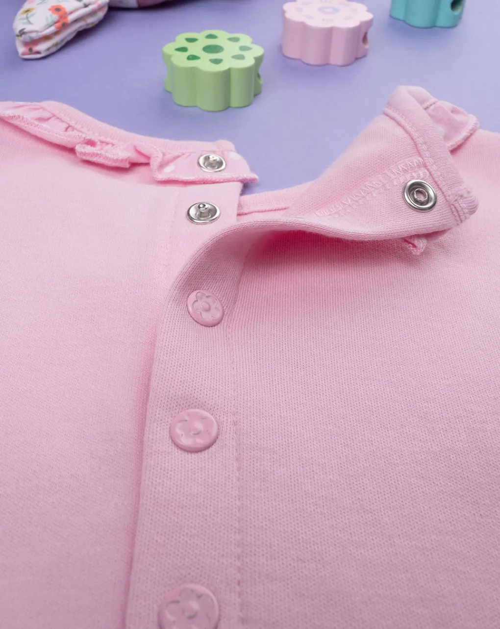 Prenatal Abiti Completi E Tutine-Tutina Bimba Bicolor Rosa/Panna