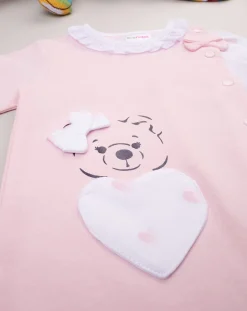 Prenatal Abiti Completi E Tutine-Tutina Bimba Jersey Panna/Rosa