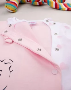 Prenatal Abiti Completi E Tutine-Tutina Bimba Jersey Panna/Rosa