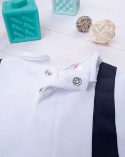 Prenatal Abiti Completi E Tutine-Tutina Bimbo Bicolor Bianco/Blu