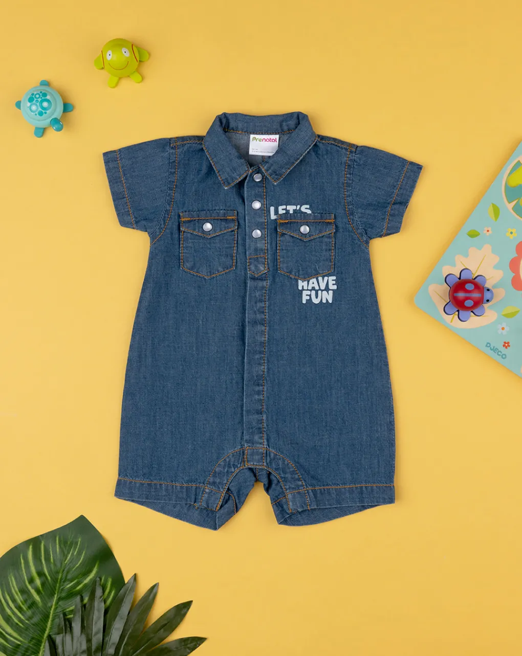Prenatal Abiti Completi E Tutine-Tutina Bimbo Chambray Denim