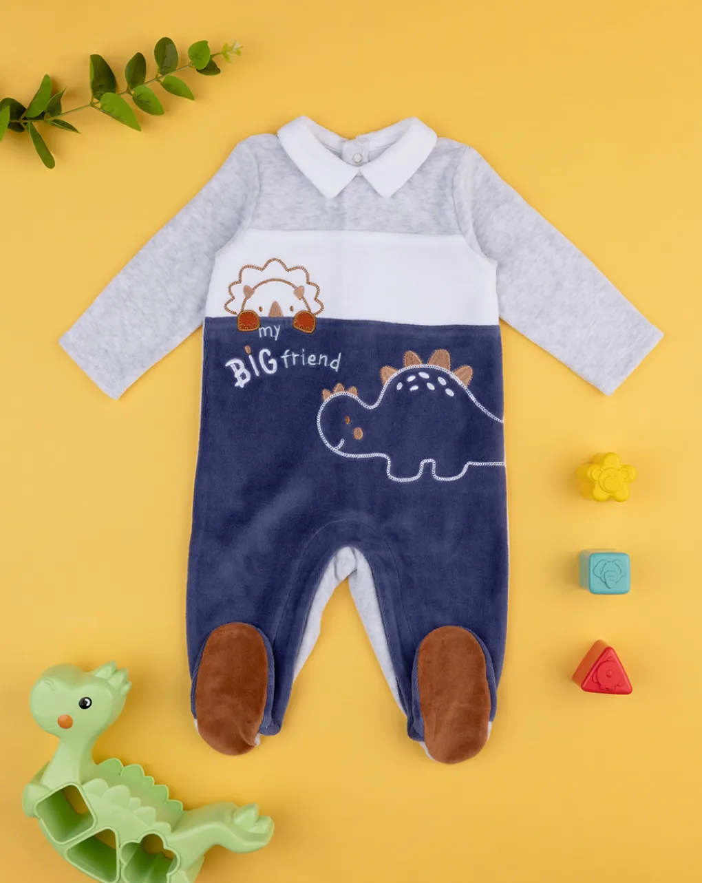 Prenatal Abiti Completi E Tutine-Tutina Ciniglia Bimbo Bianco/Blu