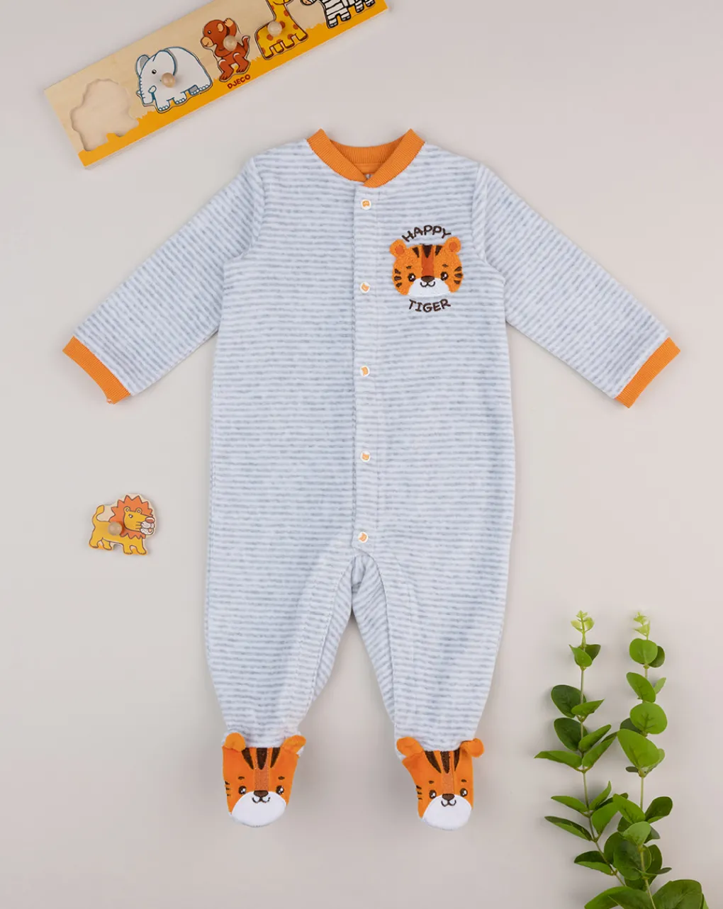 Prenatal Abiti Completi E Tutine-Tutina Ciniglia Bimbo "Tigre”