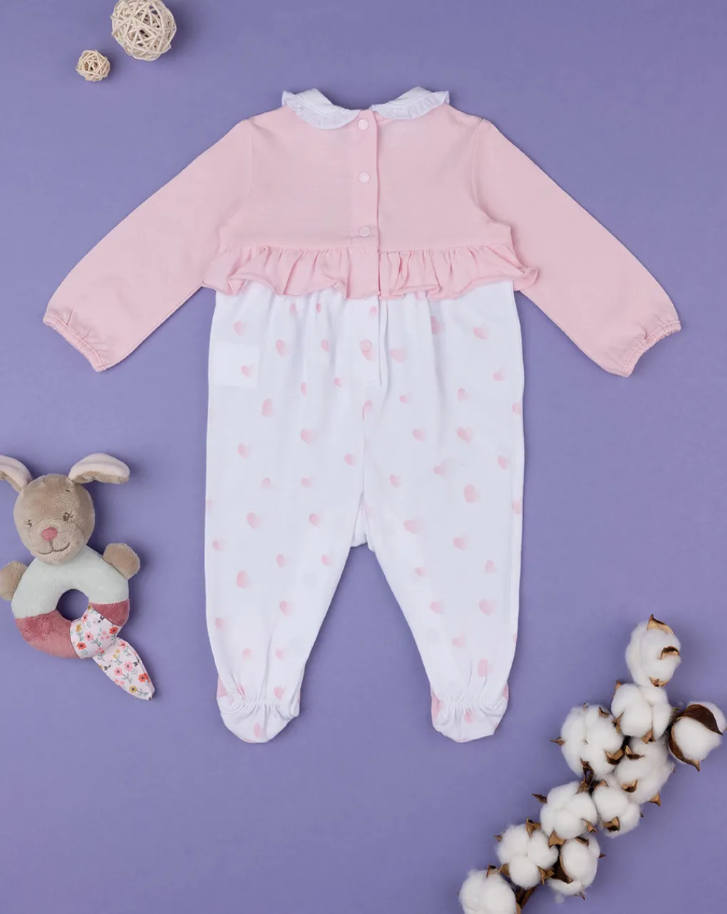 Prenatal Abiti Completi E Tutine-Tutina Neonata Interlock Bicolor