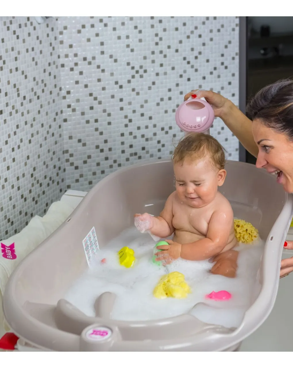 Okbaby Vaschette E Accessori-Vasca Onda Bianca 0-12 Mesi - Ok Baby