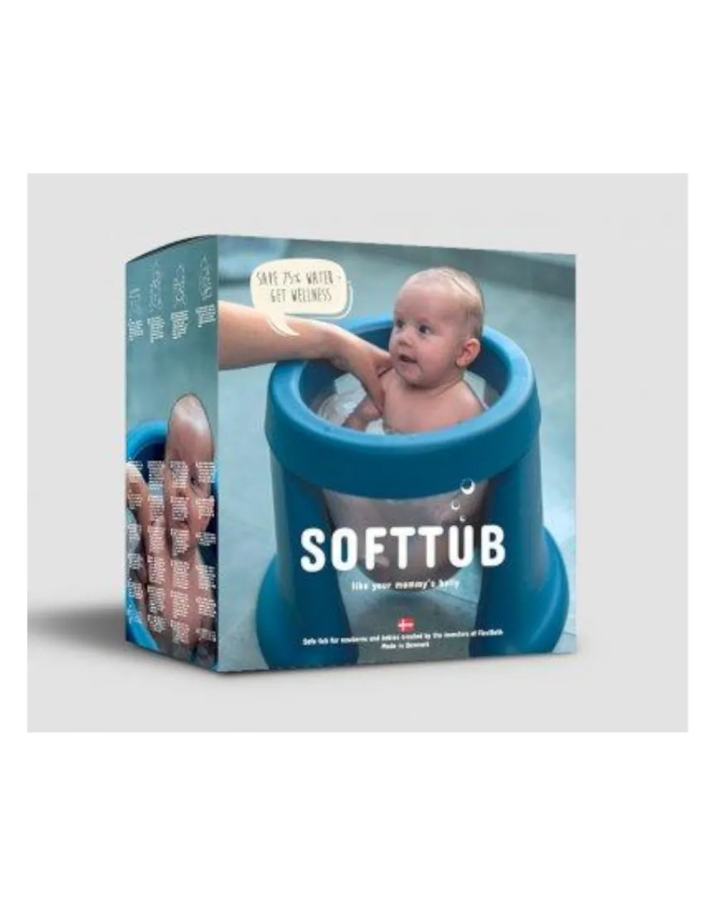 TUB OF THE WORD Vaschette E Accessori-Vaschetta Pieghevole Salvaspazio Rosa - Softtub