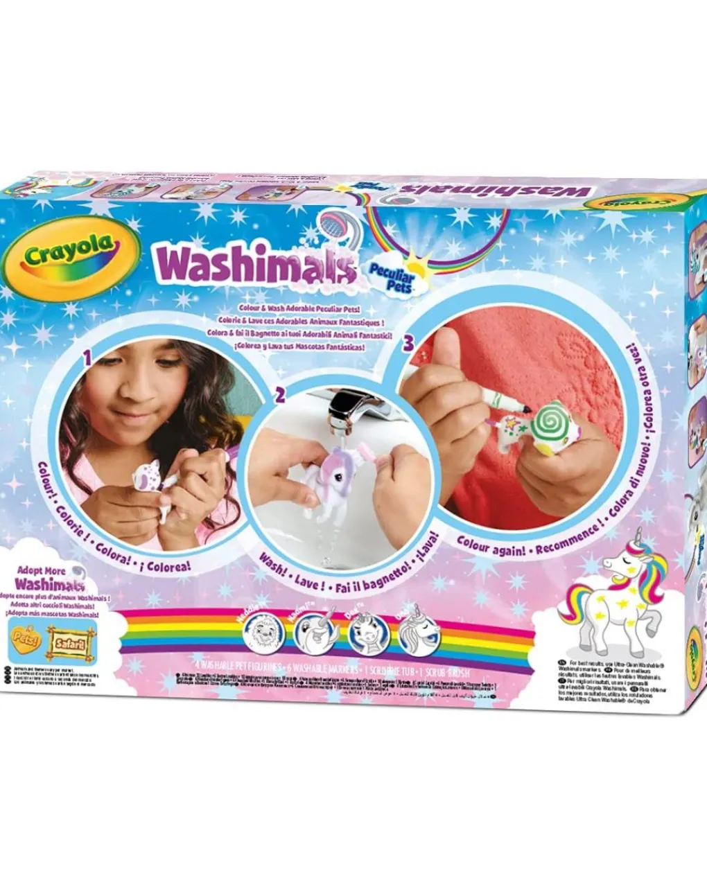 Crayola Giochi Creativi-Washimals Peculiar Pet Set Attivita 25-7191 -