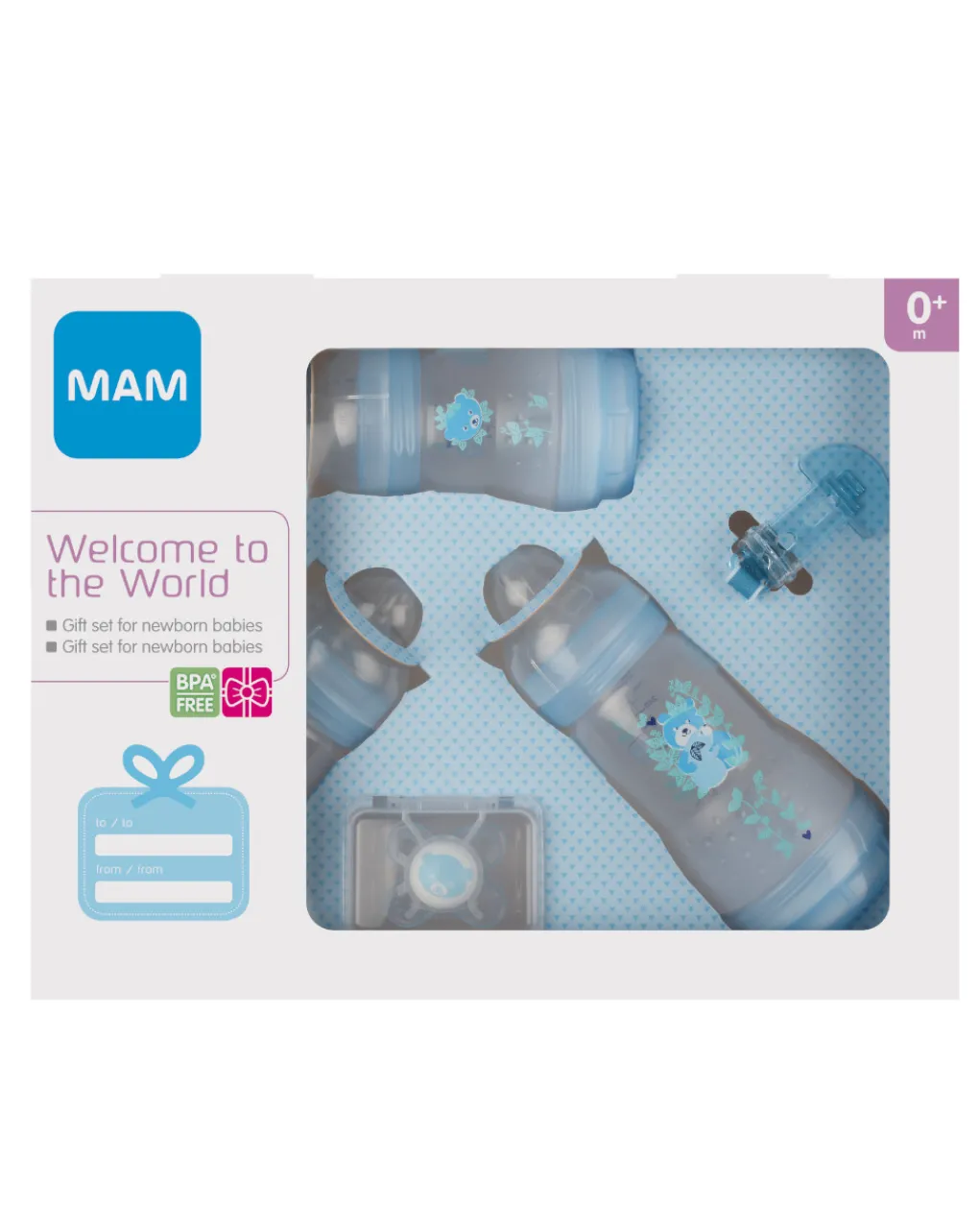 Mam Biberon-Welcome To The World Confezione Regalo Azzurro