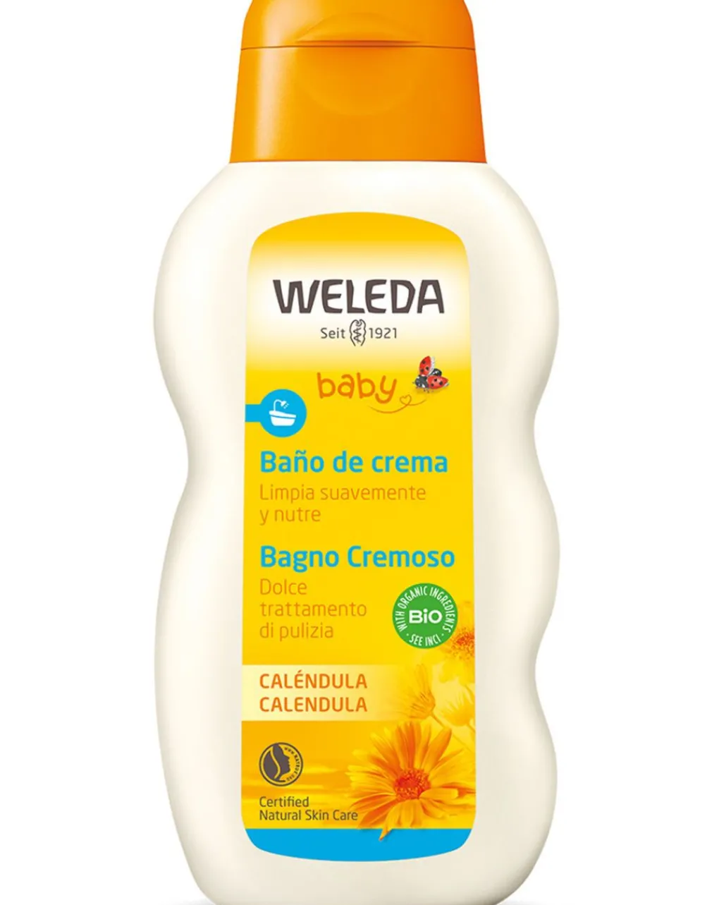 Weleda Saponi E Bagnoschiuma-- Baby Bagno Cremoso Calendula