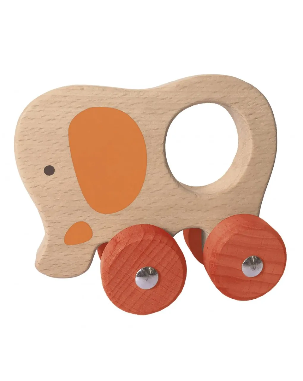 Wood'N'Play Giochi Interattivi E Prescolari-Wood N Play - Animali In Legno Con Ruote