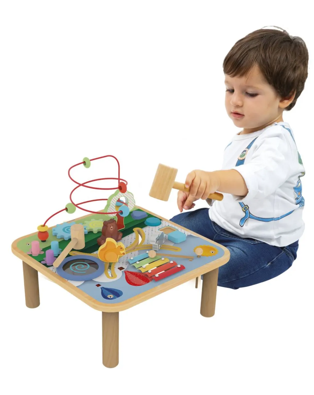Wood'N'Play Giochi In Legno-Wood’N Play -Tavolo Gioco Multiattivita