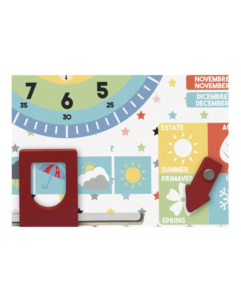 Wood'N'Play Giochi Didattici-Wood’N’Play - Calendario Didattico