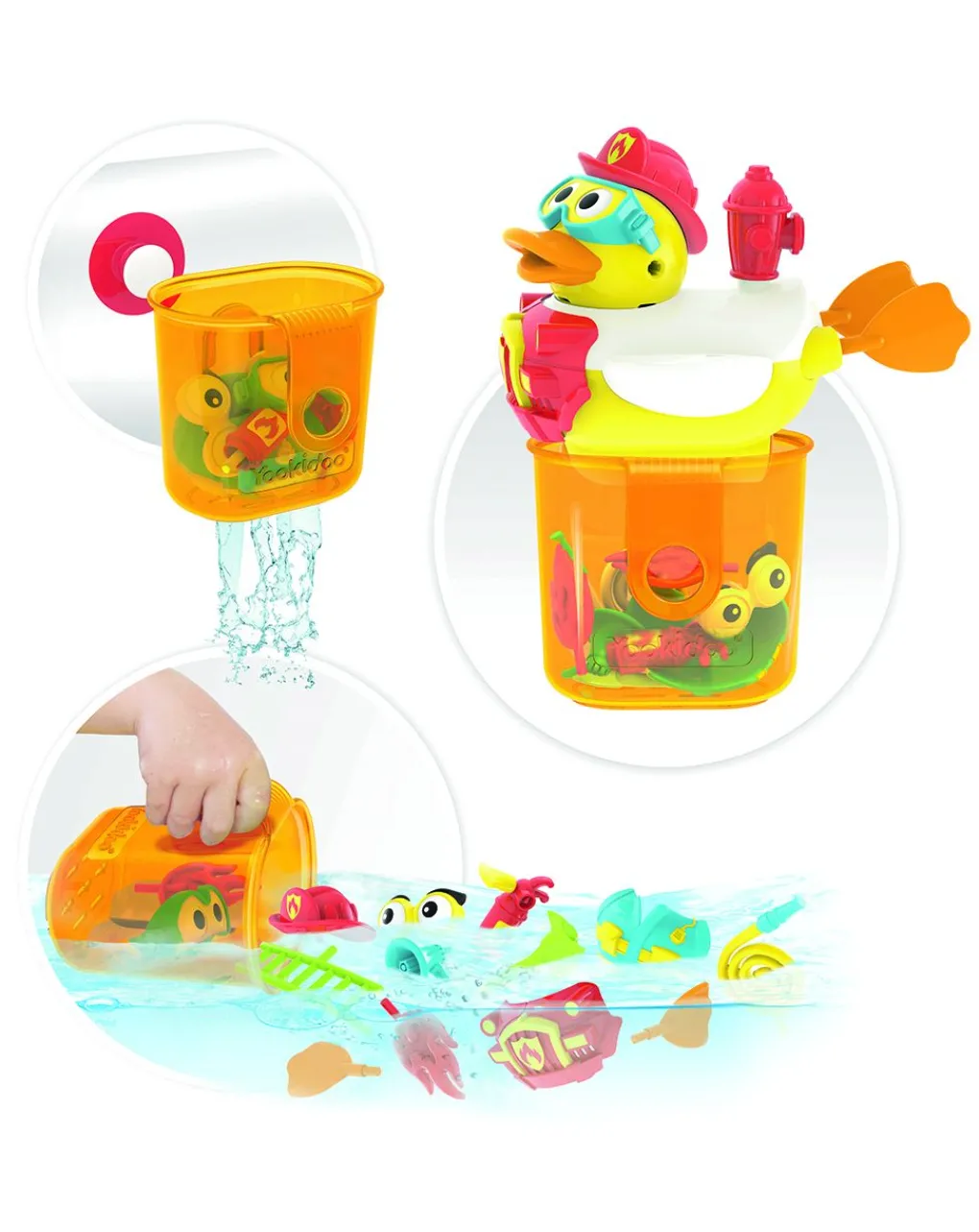 Yookidoo Giochi Primi Mesi-- Jet Duck - Firefigher